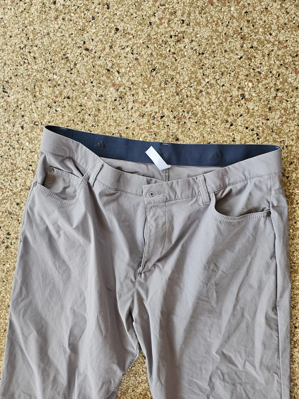 Adidas Go To 5 Pocket Men's Casual Grey Golf Pants Tapered 36x30